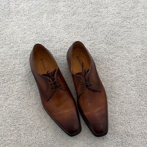 Magnanni Brown Leather Men's Shoes
